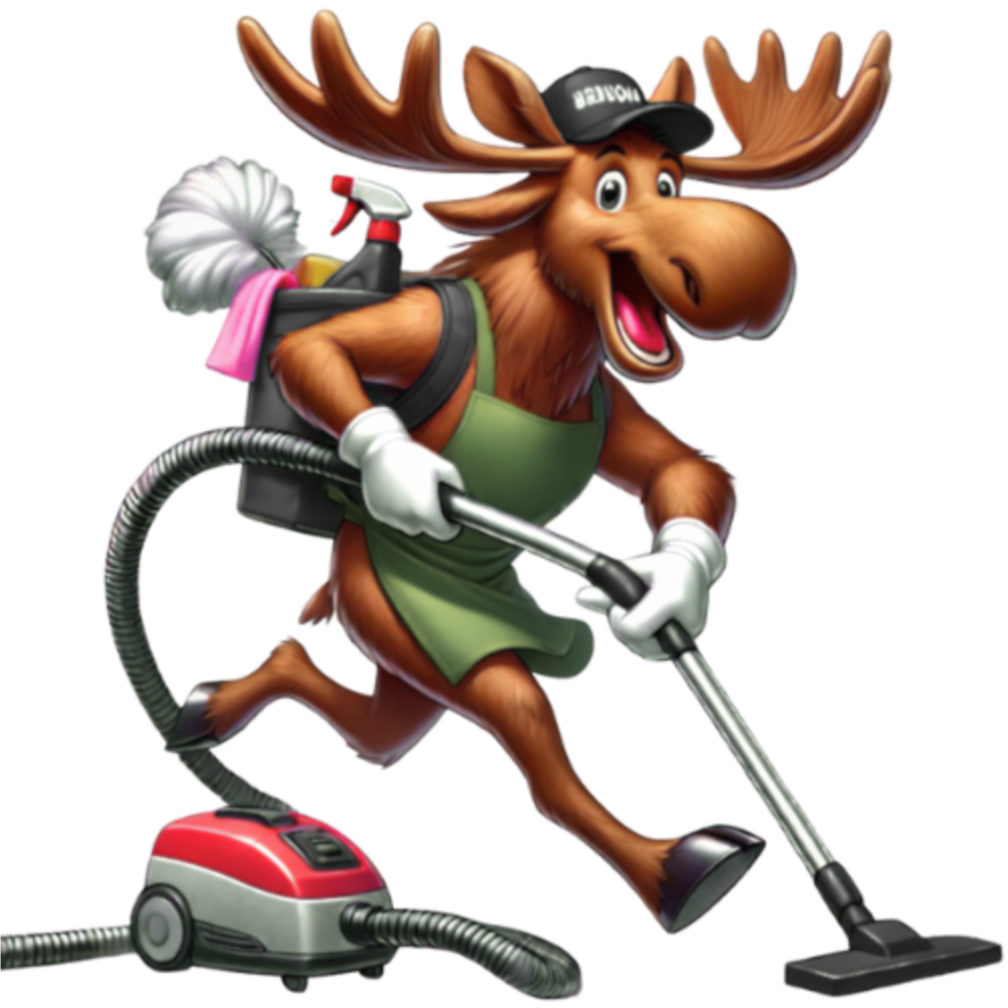 Zen Zone Cleaning moose mascot