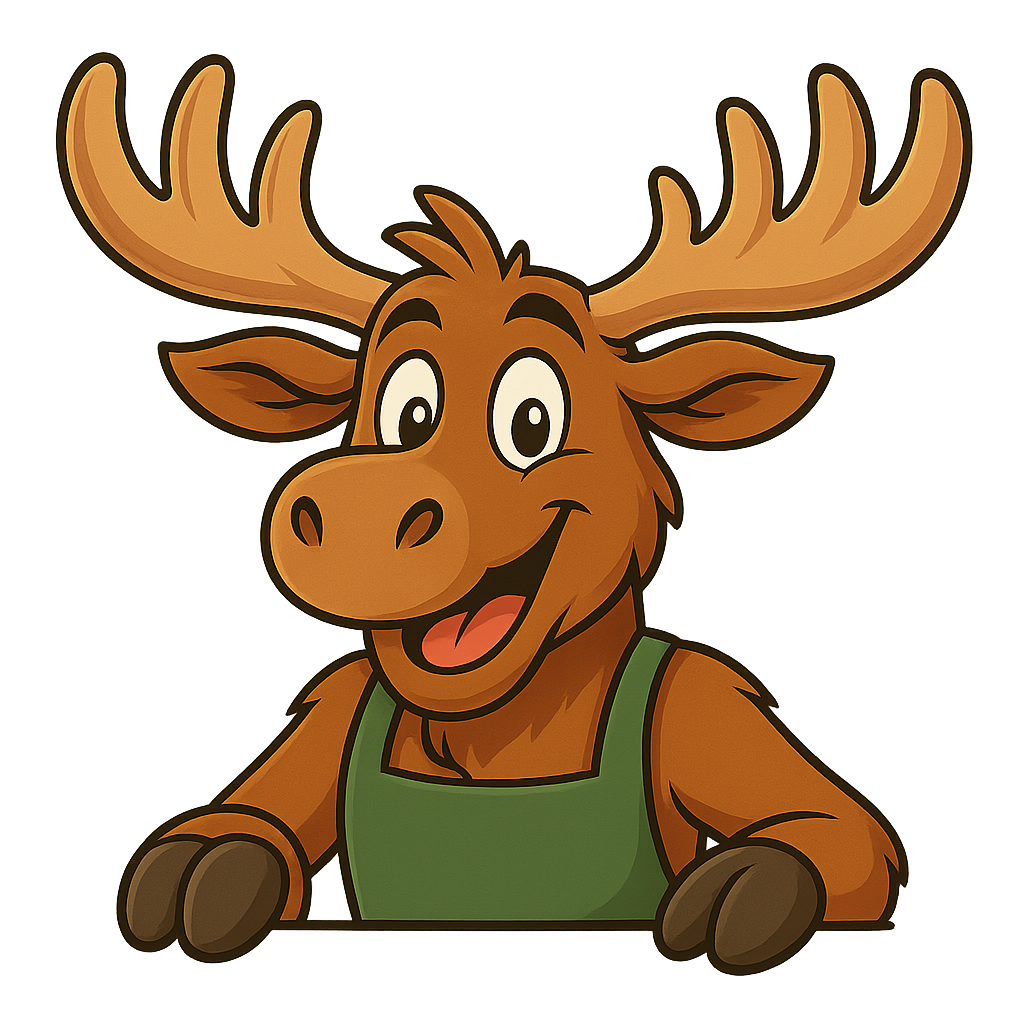 Peeking Moose
